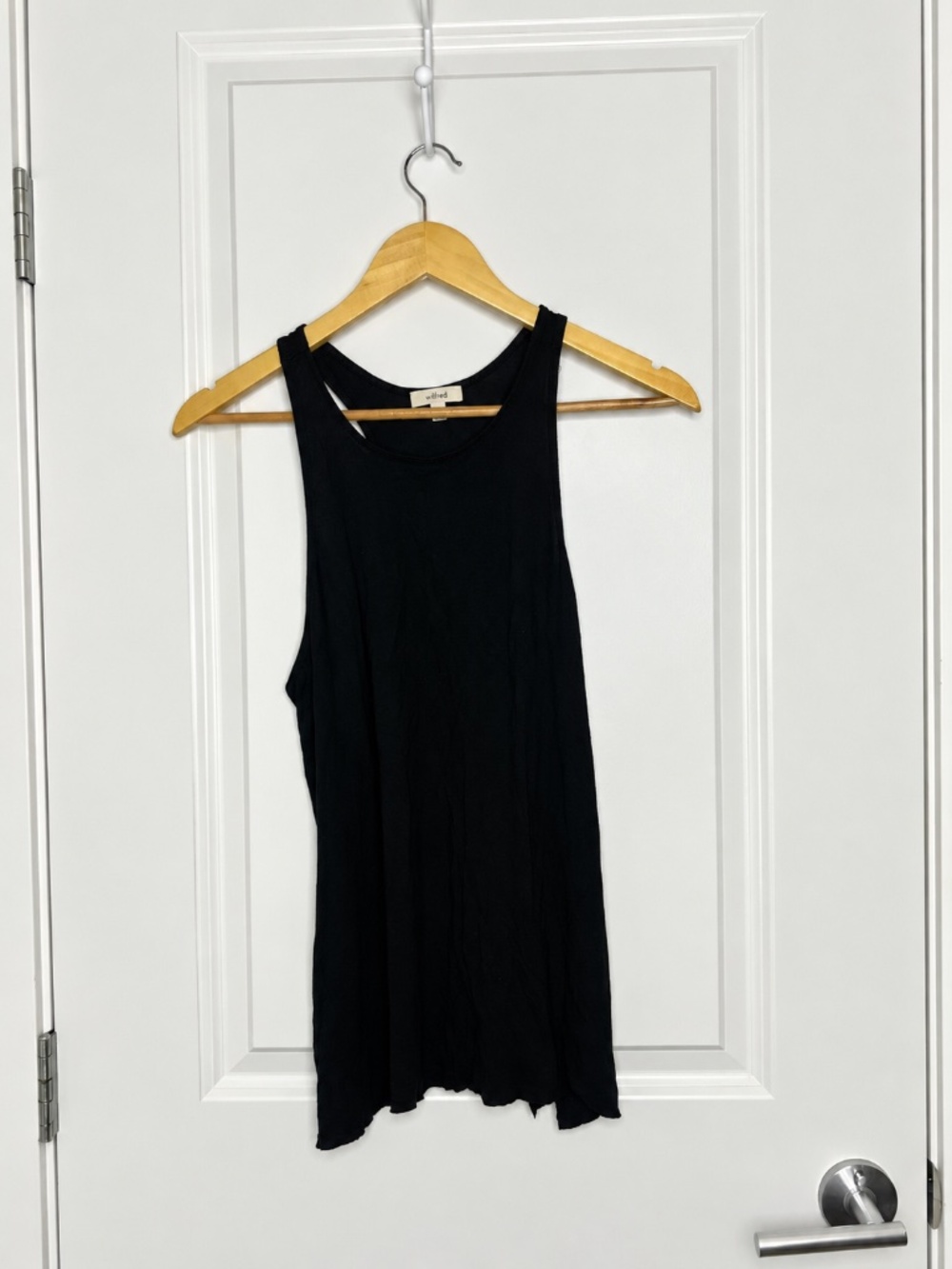 Wilfred Black Racerback Tank Top – Size Medium